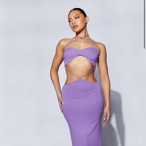 MESHKI LAVENDER MAXI DRESS